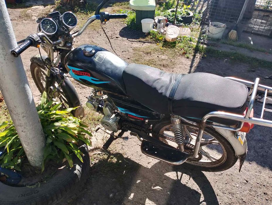 Рама,колесо,вилка, бак, документы, амортизаторы альфа дельта 72