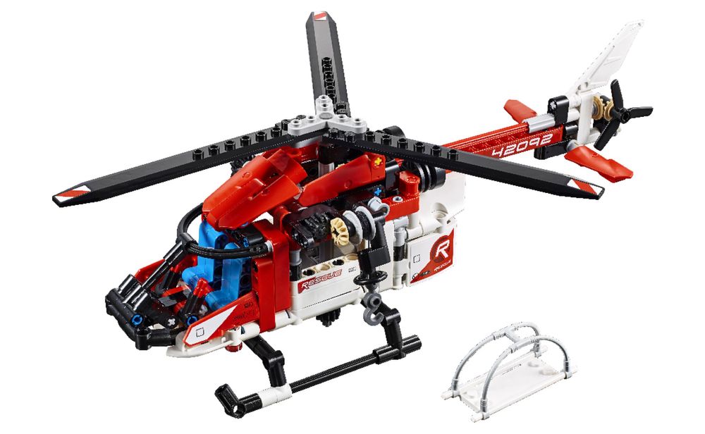 Lego Technic спасательный вертолет,лего вертоліт(гелікоптер)