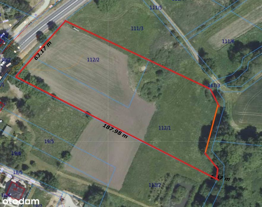 Mirosławice 0,8h pod zabudowę jednorodzinną