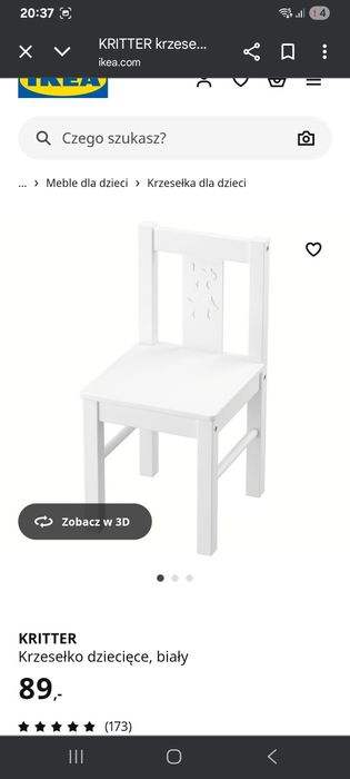 Stolik i 2 krzesełka dla dzieci