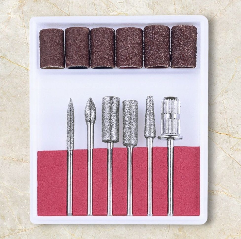 Frezarka do Paznokci Manicure Pedicure do Usuwania Hybryd Żelu + Frezy
