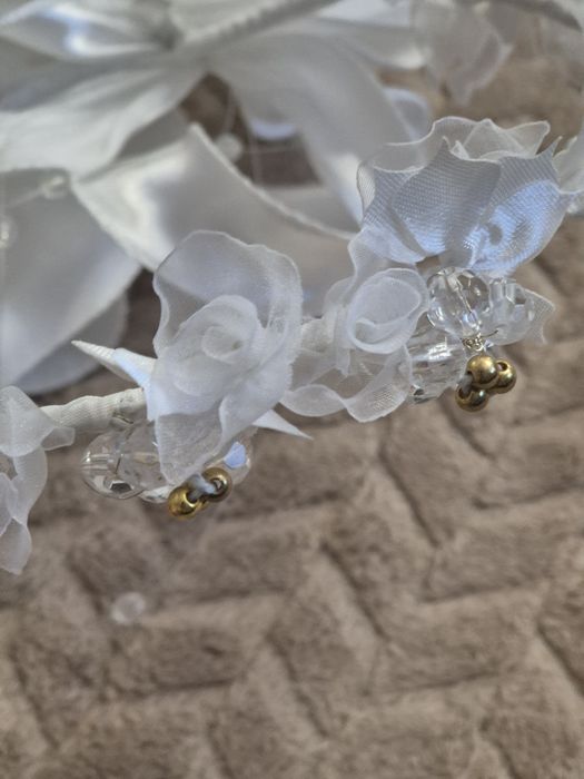 Wianek i rękawiczki Komunia