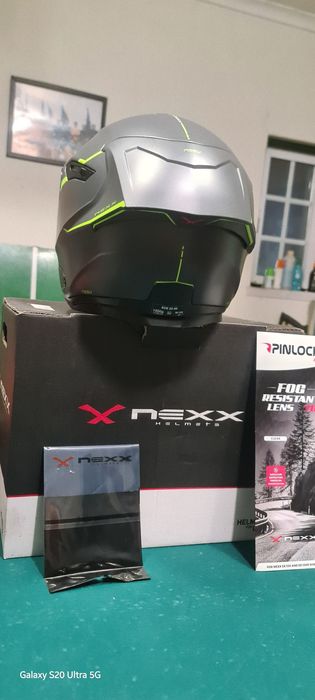 Capacete Nexx Sx 100 cinza opaco