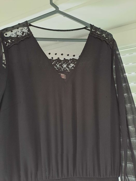 Vestido Médio Preto