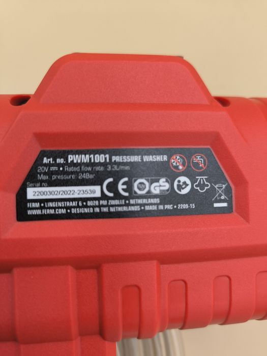 Myjka ciśnieniowa Ferm 24 bar 20W