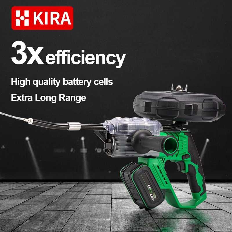 Enfiadora Elétrica KIRA • 10000mAh • Bateria longa duração • 40m/min