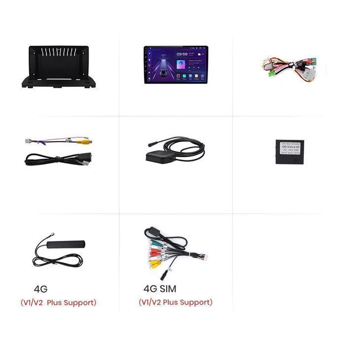 Radio Android 2-DIN do Volvo XC90 2004 - 2014 – 6GB 128GB