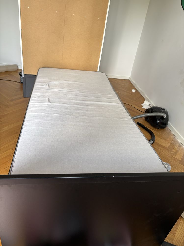 Lozko mlodziezowe czarne VOX 90x200