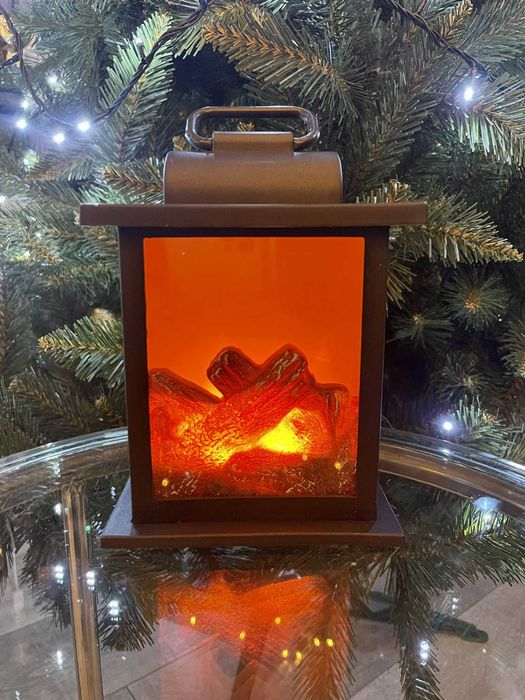 Kominek led piękny płomień