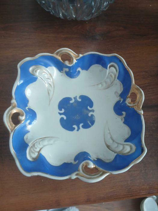 Stara Paterka Oscar Schlegelmilch Początek 20 wieku Porcelanowy Bowl