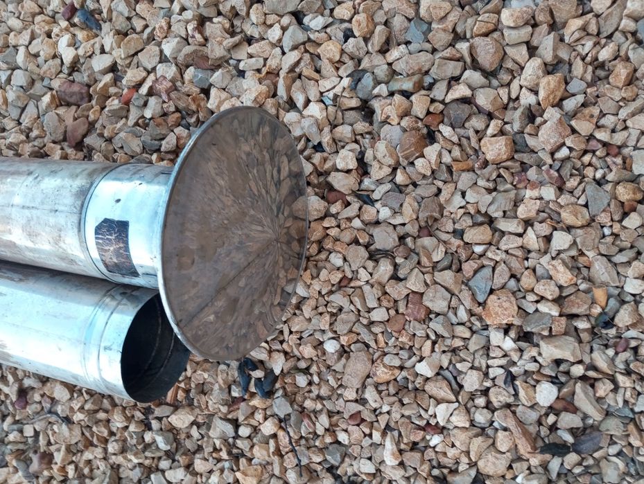 Tubos de inox de 120mm para salamandra