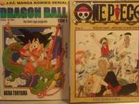 2 x Manga - One piece 1 i Dragon ball 1