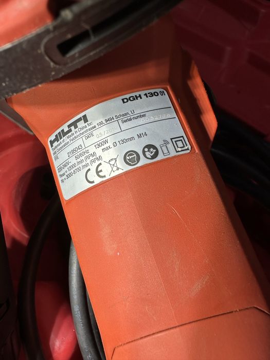 Шліфувальна машина для бетону  HILTI DGH 130