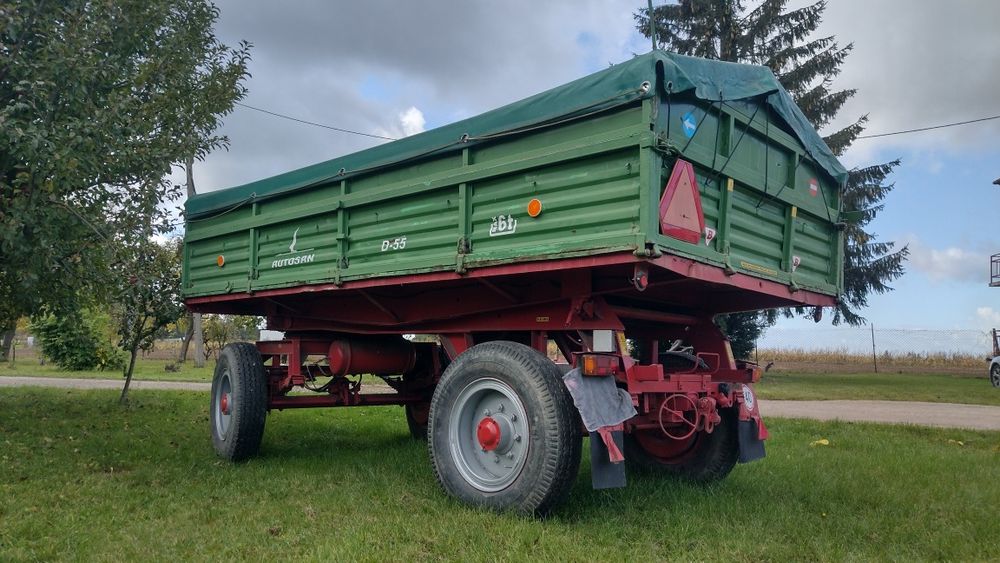 Przyczepa wywrotka rolnicza D55 tandem D47 Hl6011 Hl8011 D732