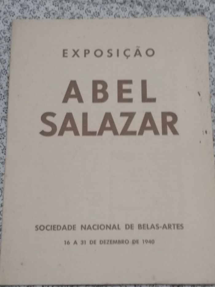 Catálogo de Exposição de Abel Salazar