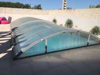 Cobertura telescópica de piscina Abrisud