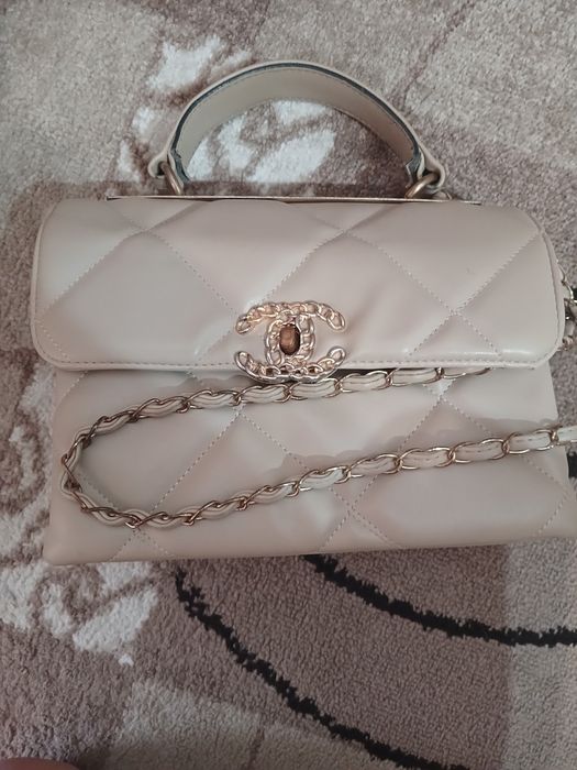 Сумочка жіноча світло бежева