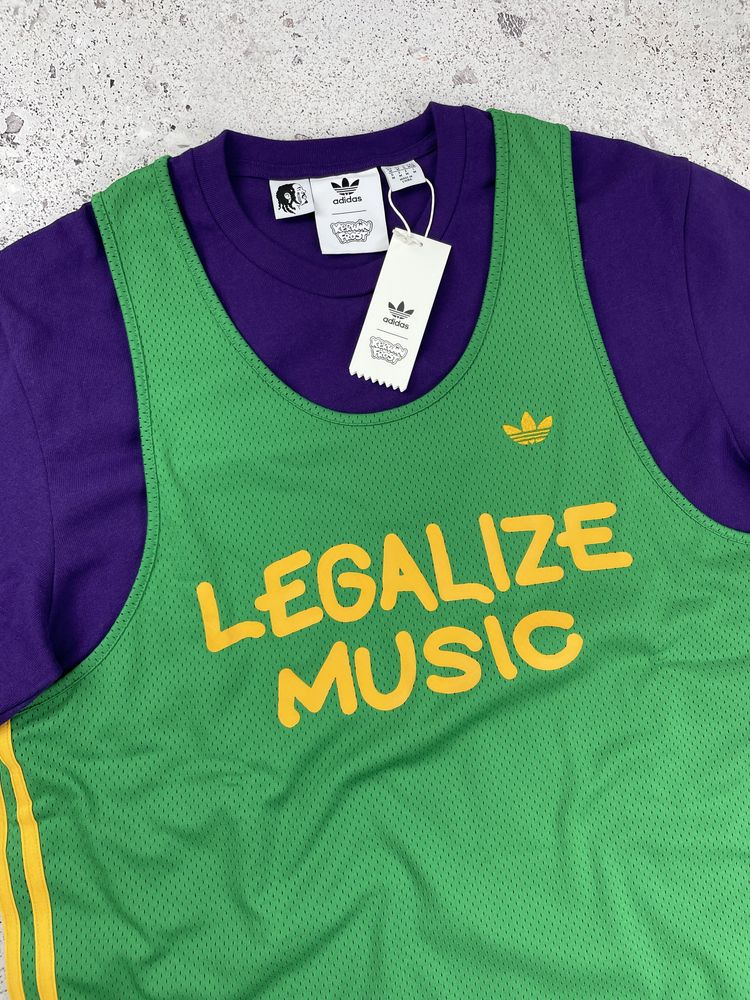 Adidas x DJ Kerwin Frost Legalize Music футболка Оригінал