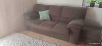 Wygodna sofa 3 os. 200cm brązowa, Wajnert