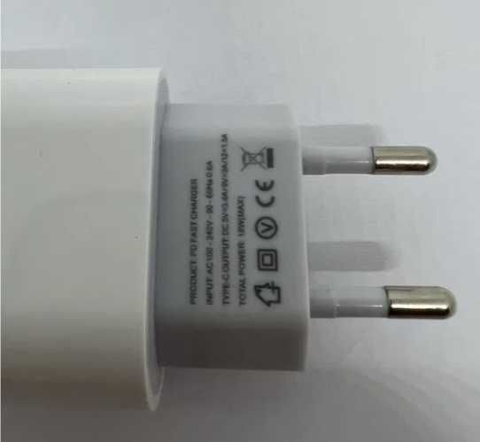 Ładowarka sieciowa USB Typ C 18W Szybkie ładowanie, PowerDelivery