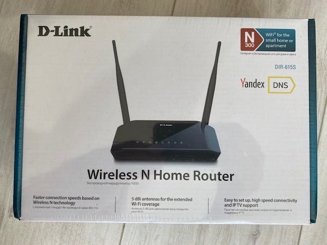 WiFi роутер D-Link DIR 615S (новый в упаковке)