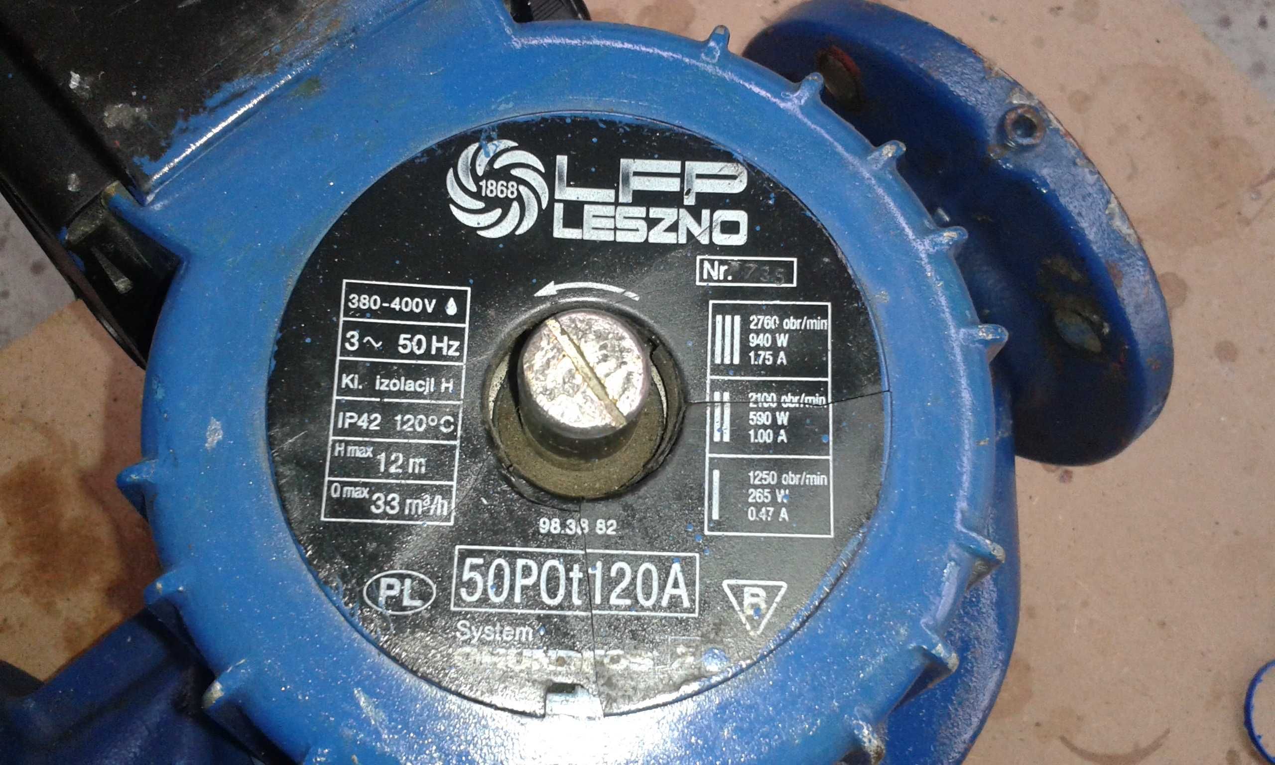 Pompa obiegowa LFP Leszno 50POt 120A