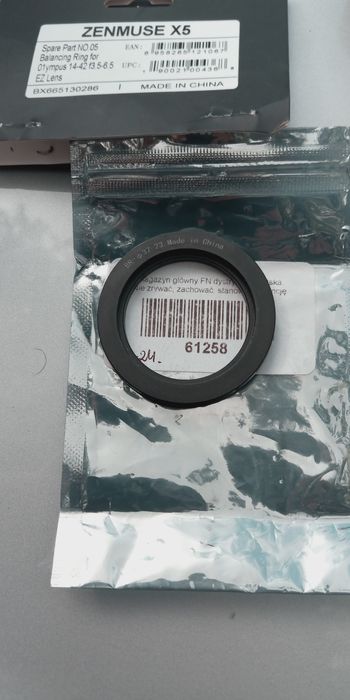 Pierścień balansujący Zenmuse X5 do obiektywu Olympus 14-42