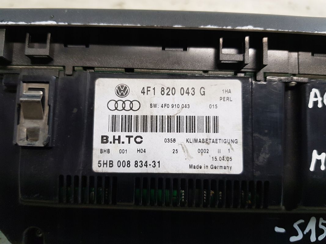 Panel Nawiewu Klimatyzacji Audi A6 C6/4fg