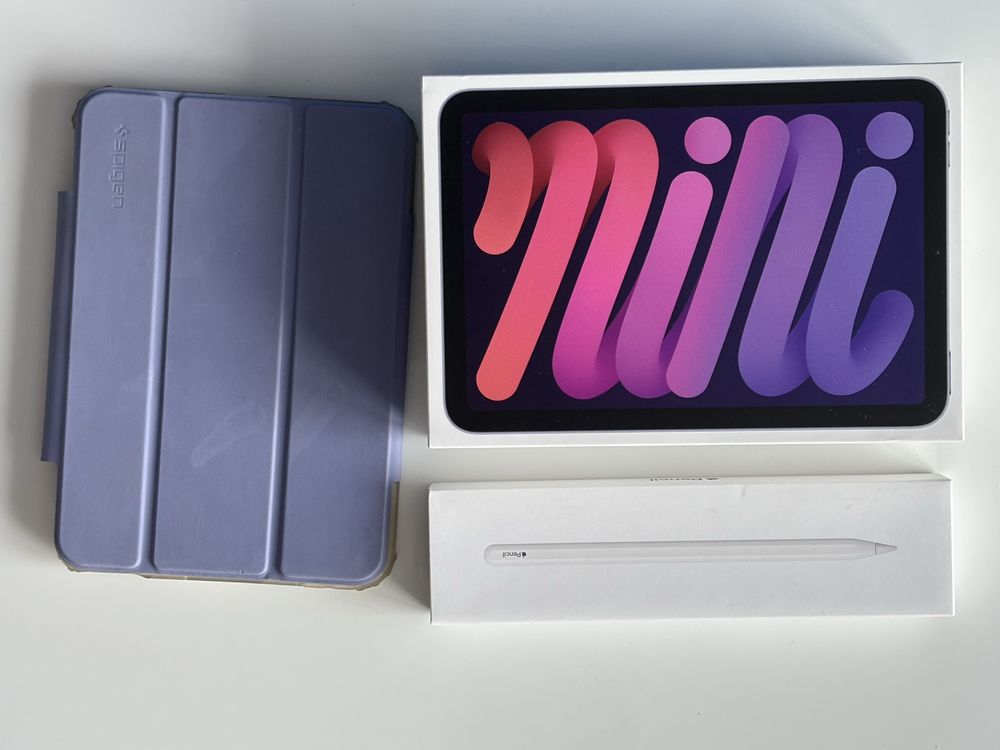iPad mini 6 gen. 64GB WiFi, fioletowy + Apple Pencil + etui GRATIS!!!