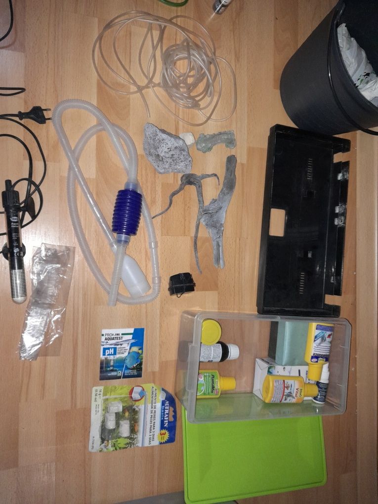 Acessórios para montar aquario