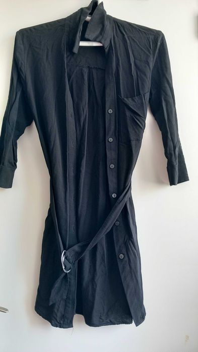 Vestido camiseiro Bershka