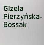 Gizela Pierzyńska–Bosak Katalog wystawy