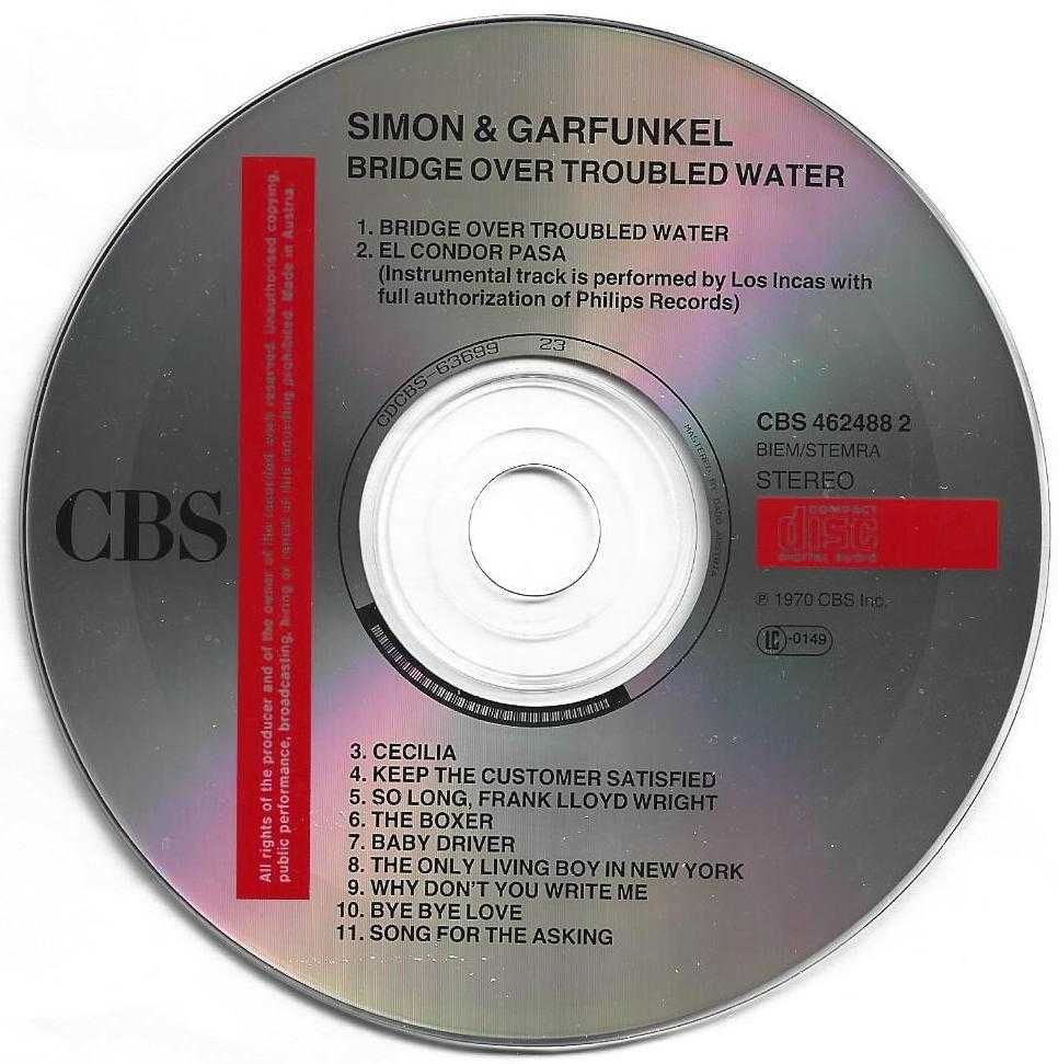 Simon & Garfunkel - - - - - Bridge Over Troubled Water - - - - - CD