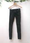 Calças de Ganga Skinny Pretas