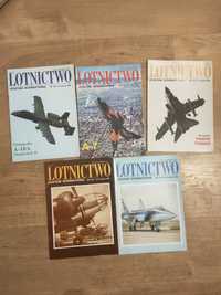 Czasopismo Lotnictwo 1992 rok- 5 zeszytów