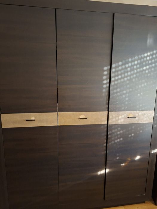 Sypialnia zestaw szafa łóżko komoda