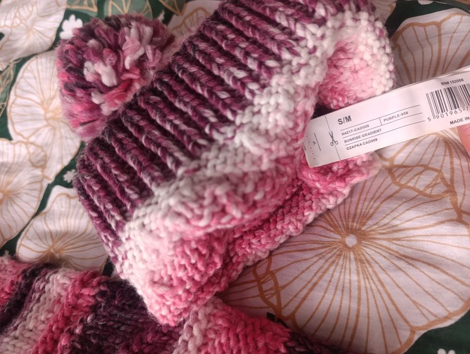 Czapka i komin, ciepłe, 4F