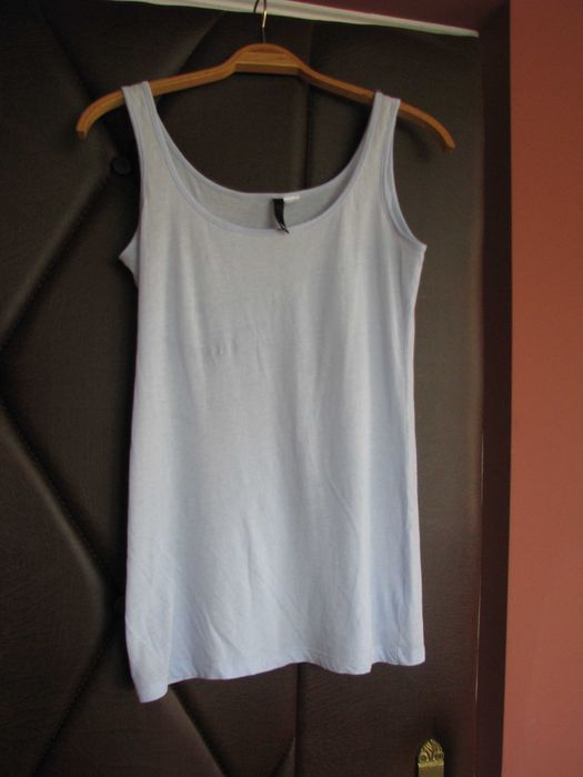 Błękitna cieniutka koszulka r.34 USA H&M