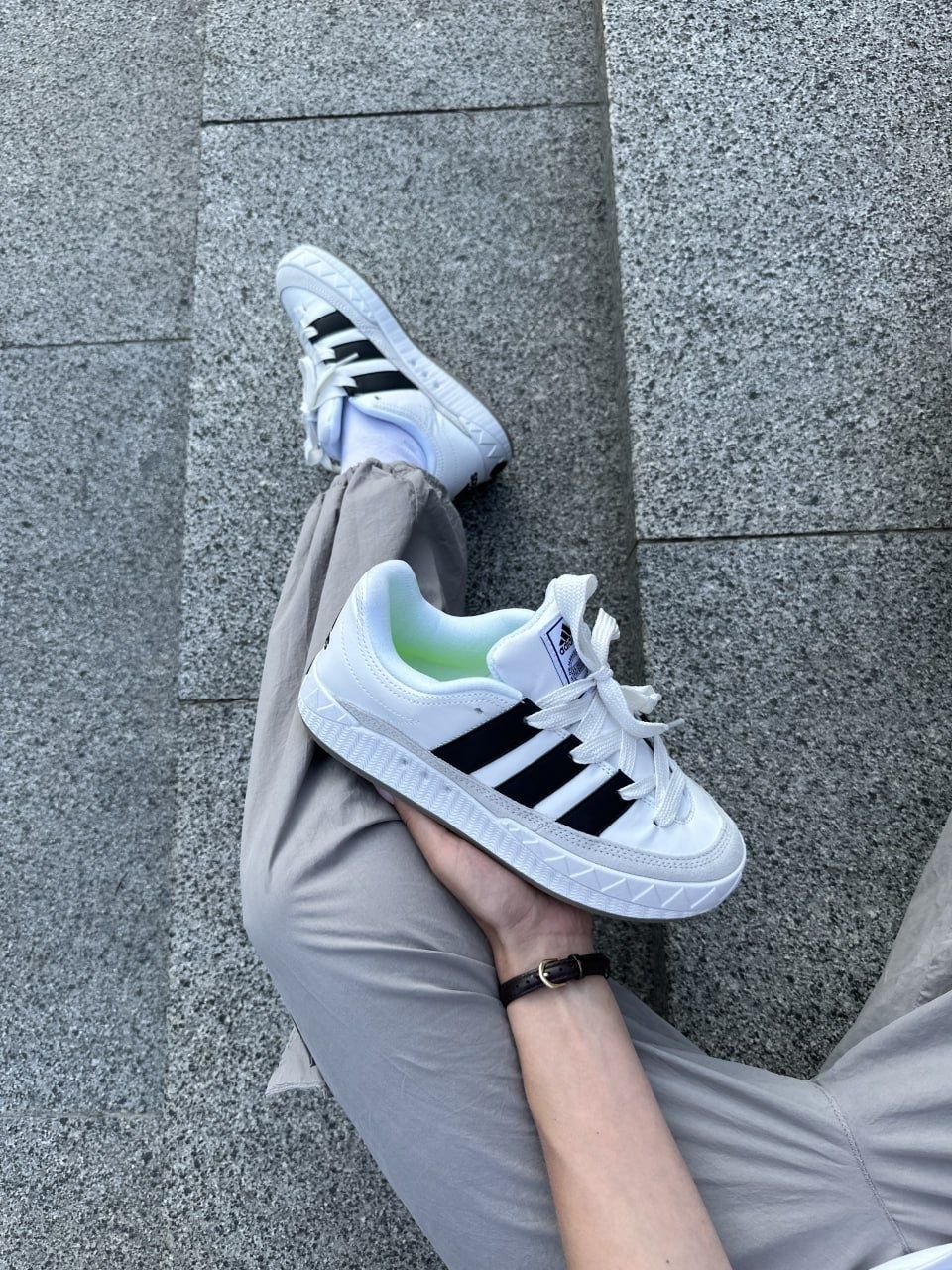 Кросівки Adidas Adimatic White/Black/Grey р36-45