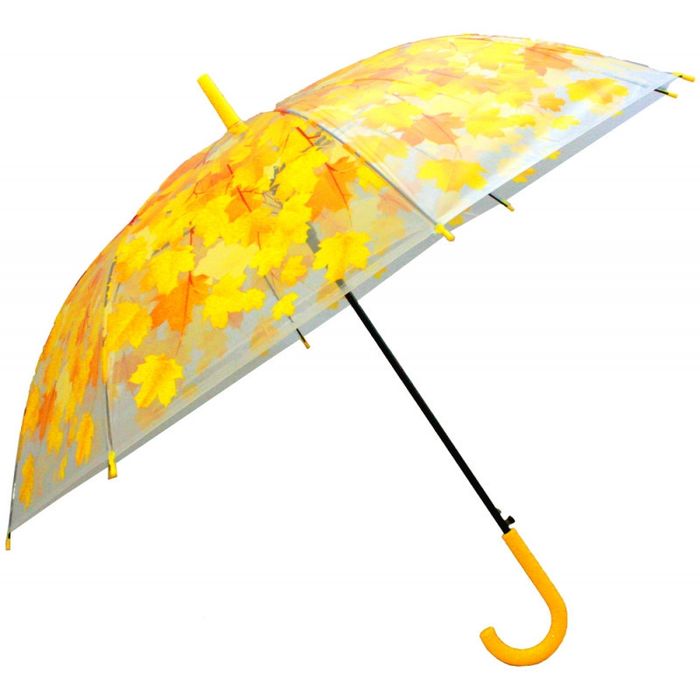 Automatyczny parasol żółte liście jesienne - jak w opisie