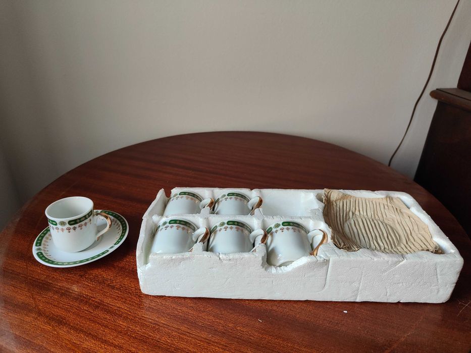 6 chánecas de café fio de outo (Tanaca)