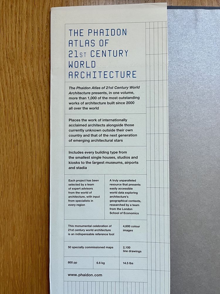 The Phaidon Atlas of 21st Century World Architecture