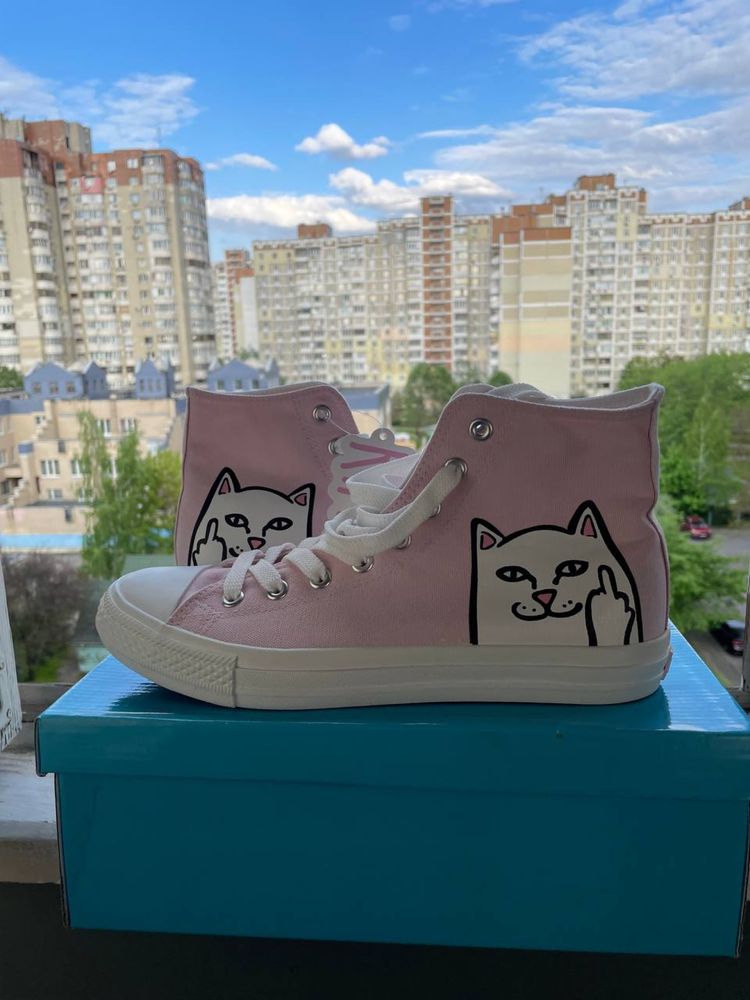 Кеди Ripndip nermal cat shoes pink оригінал