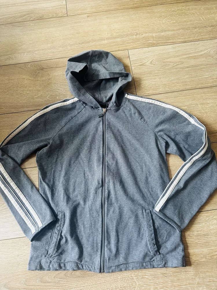 Bluza rozm S szara bawelniana z kapturem okazja !!