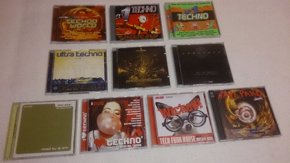 techno e house (música discoteca) vários cds