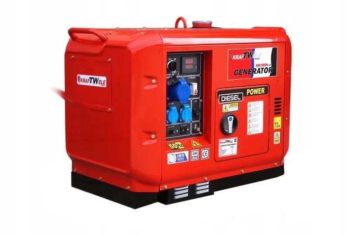 GENERATOR Agregat Prądotwórczy DIESEL 9.0 KVA 1-Faza- PROMOCJA TaxFREE
