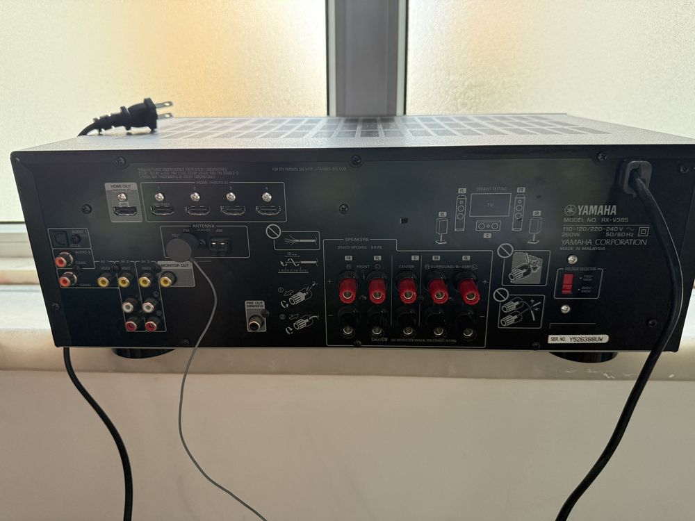Amplificador Yamaha rx v385