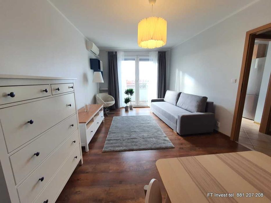 2 pokojowe+balkon+piwnica+klimatyzacja mieszkanie przy Placu Kromera