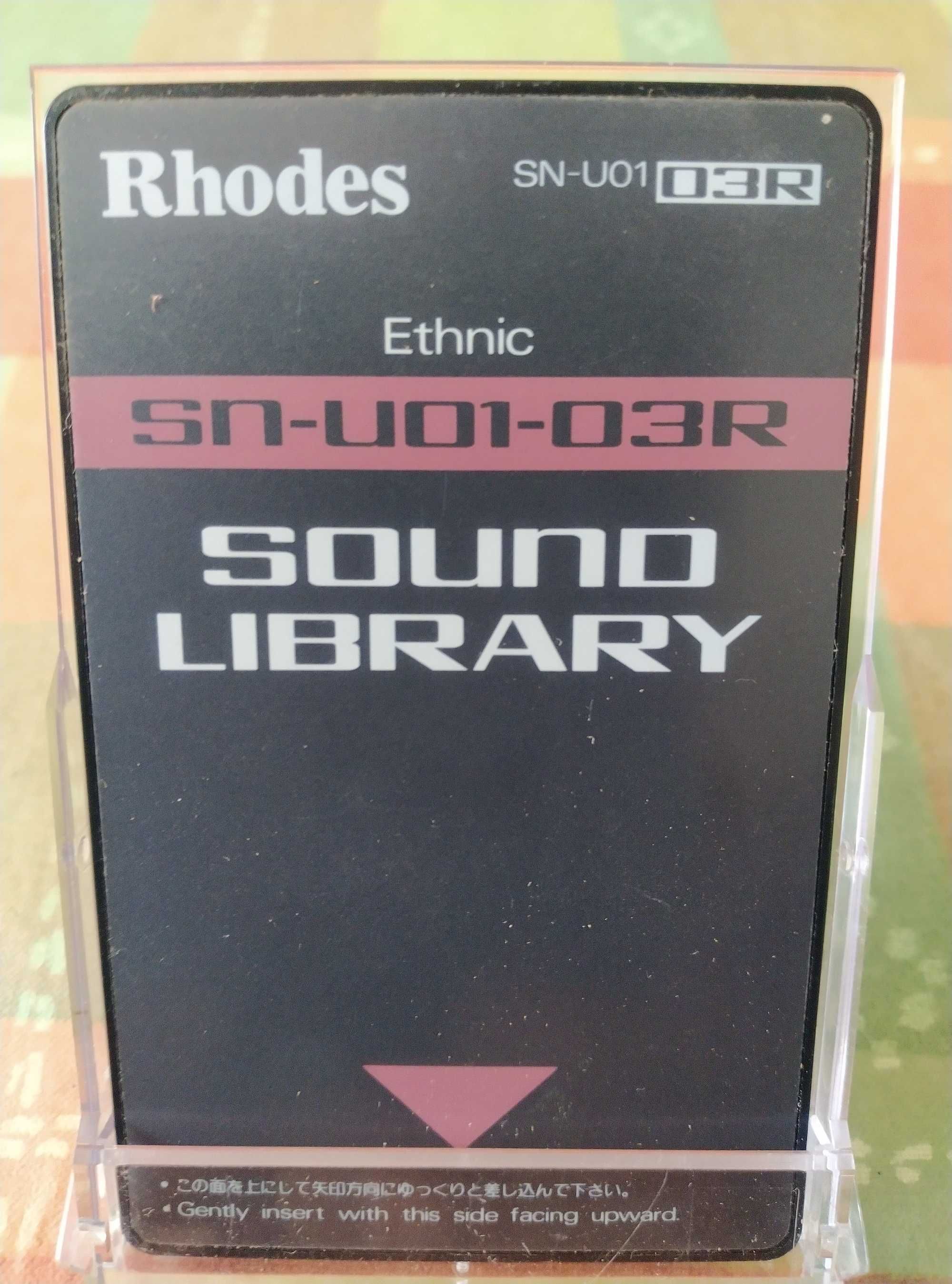 Roland/Rhodes SNU01-03R Ethnic karta U-110, U-220, U-20, D70 b. rzadka