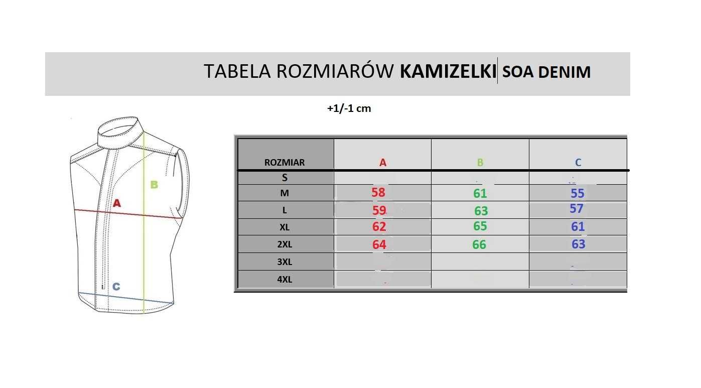 Sm race wear SOA DENIM kamizelka motocyklowa SONS of ANARCHY jeansowa